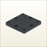 ZHB Series - M6 and 1/4 inch threaded hole adapter plate